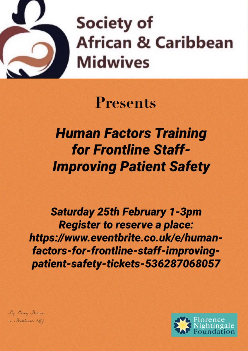 SoAC (@soac_midwives) on Twitter photo Please do register to reserve a place. Important topic for our staff especially our IEM’s <a href="/NatoyaMamby/">Natoya Campbell</a> <a href="/MarshaLTJones/">Marsha Jones</a> <a href="/TanwaOgbara/">Tanwa Ogbara</a> <a href="/KOriakhi/">Kitty</a> <a href="/being_ltd/">Being Human in Healthcare ltd</a> eventbrite.co.uk/e/human-factor… Please do register to reserve a place. Important topic for our staff especially our IEM’s <a href="/NatoyaMamby/">Natoya Campbell</a> <a href="/MarshaLTJones/">Marsha Jones</a> <a href="/TanwaOgbara/">Tanwa Ogbara</a> <a href="/KOriakhi/">Kitty</a> <a href="/being_ltd/">Being Human in Healthcare ltd</a> eventbrite.co.uk/e/human-factor…
