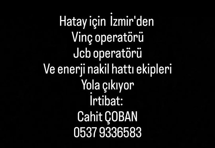 Şuan operatör çok lazımmış