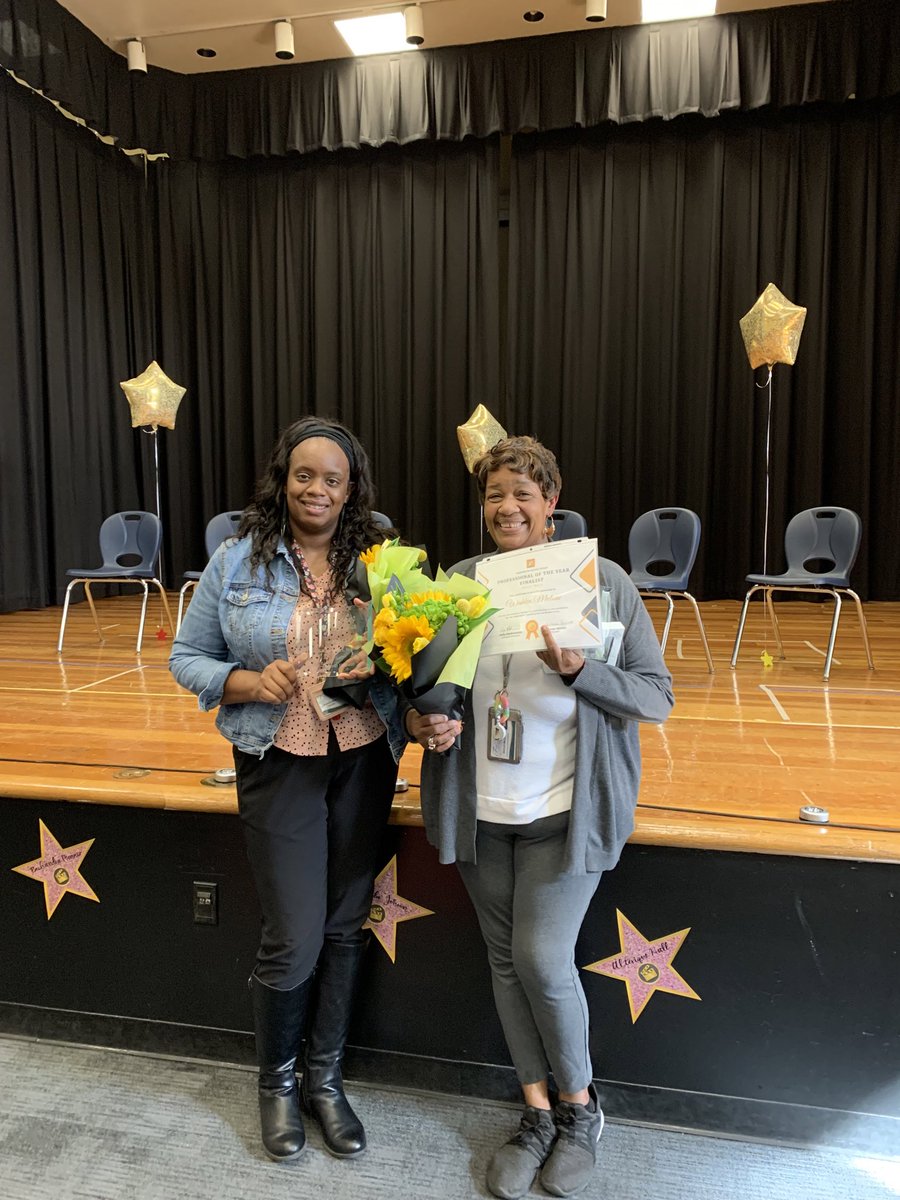 Congratulations to our TOTY, Ms. Menner and our POTY, Ms. Malone. These are two wonderful women and employees!  <a href="/DrTamaraCandis/">Dr. Tamara Candis</a> <a href="/FultonCoSchools/">FultonCountySchools</a>