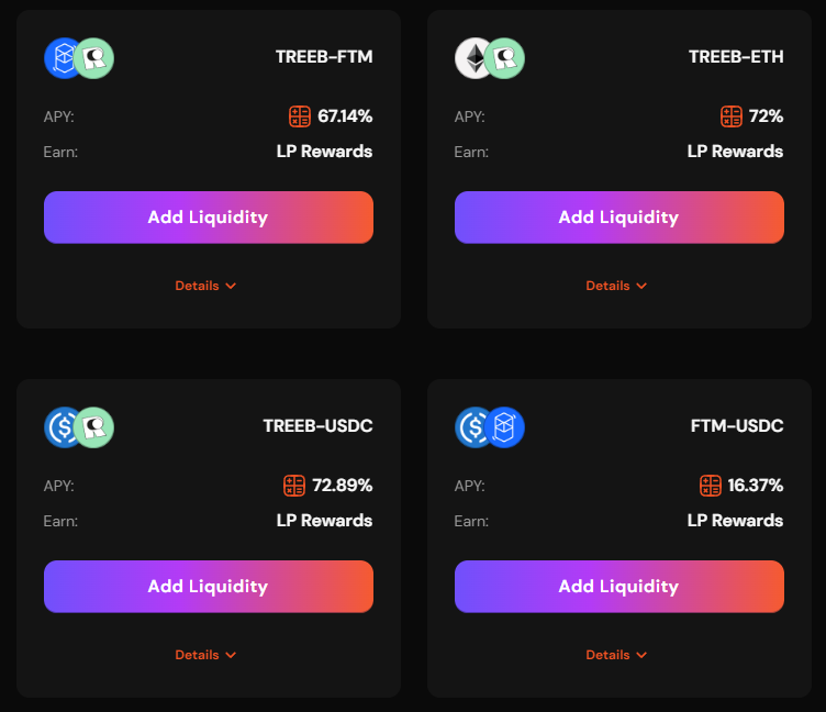 LiquidBoltFi's tweet photo. 🔥We are pleased to present the new design of the #dApp! 

📈And now you can see the stats in real time as well as the transactions and #earnings of each pool.

➡️Example with $TREEB / $FTM:
https://t.co/7mTFNKew9Q
#Fantom https://t.co/7DqLHMCejk