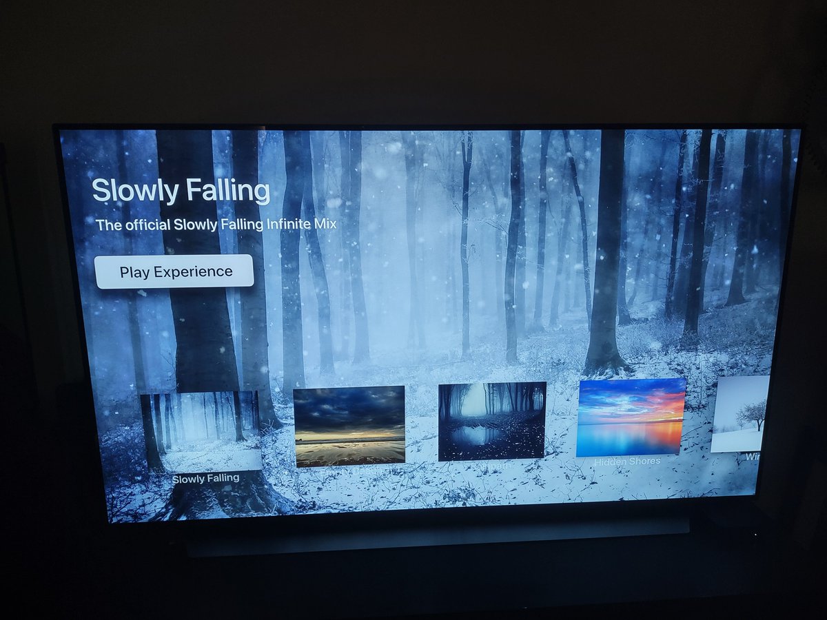 For anyone with an Apple TV: The Infinite Ambient app now has a home on tvOS!  Search for it in the Apple TV app store!