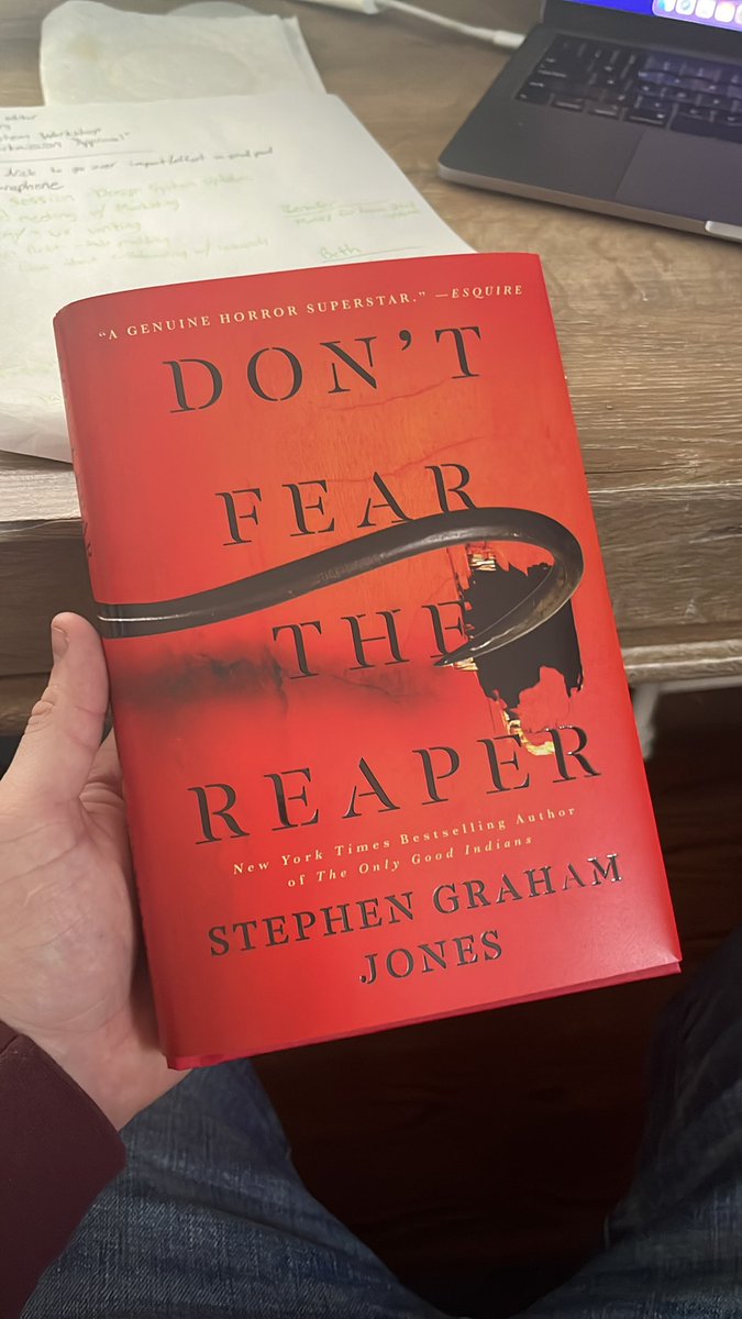 MattBeevers's tweet photo. Can’t wait to start this! Might have the song on repeat as I read @SGJ72 https://t.co/nJL54nB7SB