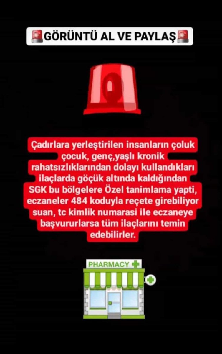 #Deprem #YARDIM #hatay #Gaziantep #Kahramanmaras #AFAD #Adıyaman #Kayseri #Osmaniye #Urfa #ilaç #Turkey #seferberlik