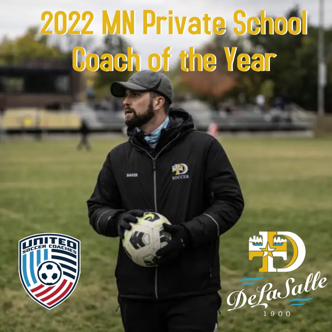 IslanderFC's tweet image. Congratulations to Coach Eli Baker (‘15) for being named the 2022 @UnitedCoaches MN Private School Coach of the Year!