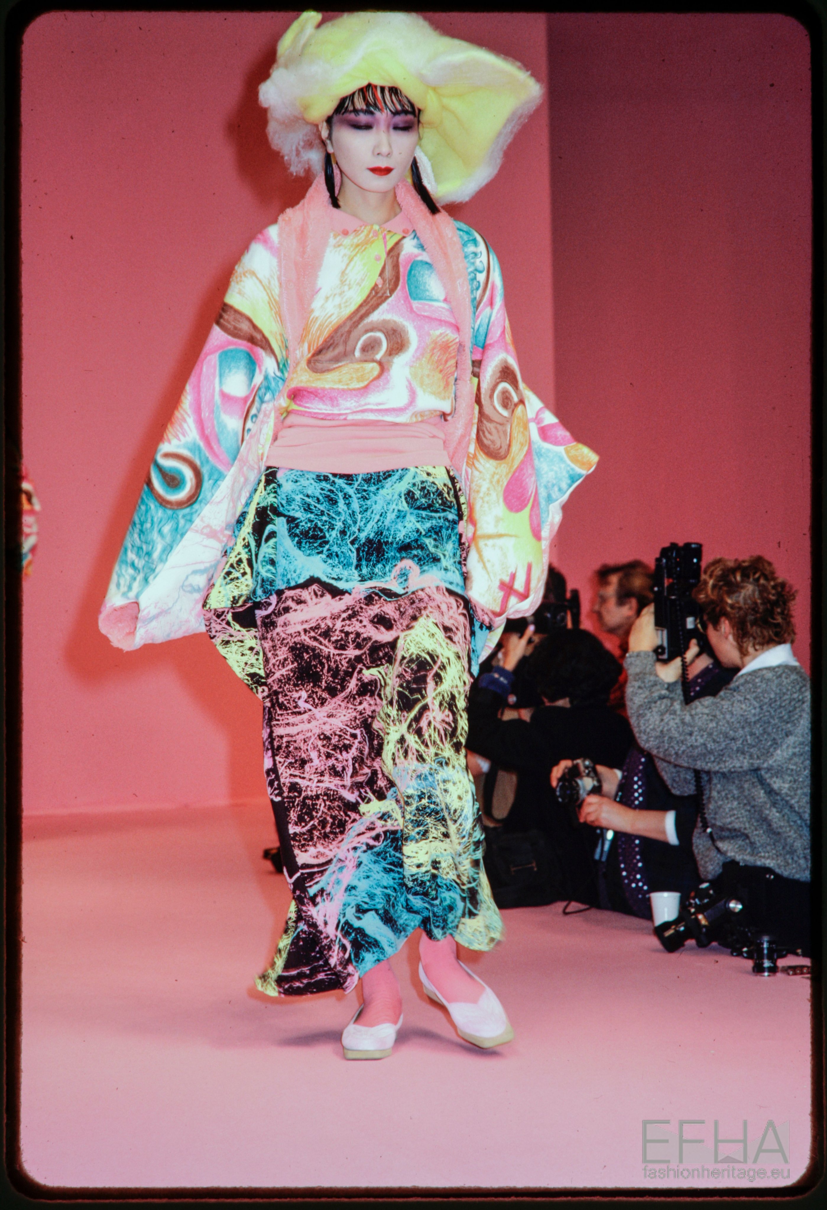 Tokyo Fashion on X: Kansai Yamamoto runways shows 1970s and 1980s    / X