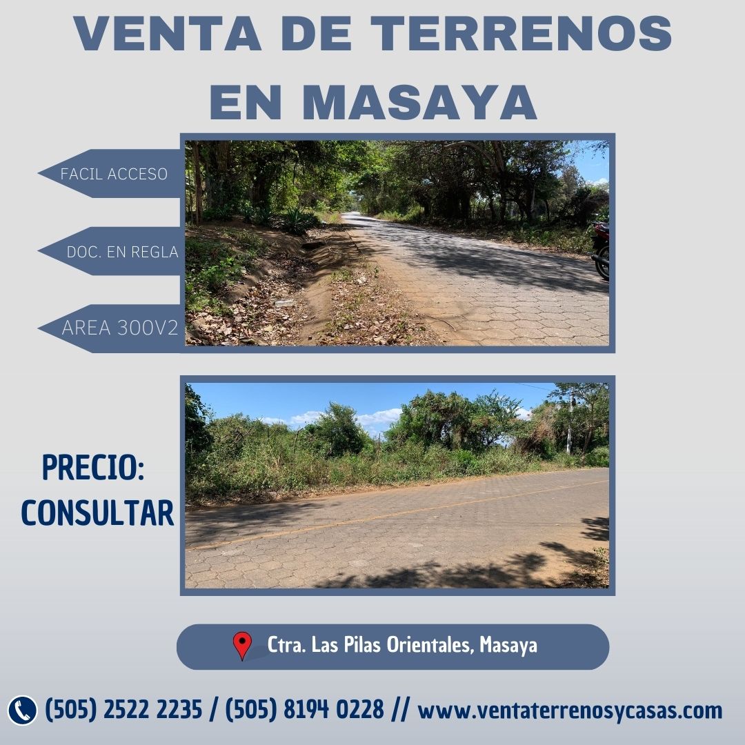 SE VENDEN TERRENOS EN MASAYA.

Precio: U$ Consultar
Contado.

Ver video: youtu.be/anhGvJGyNkU

✅ Área de 300 Vrs2..

Chat: bit.ly/3czUSfO

#terrenos #descuentos #ventadelotes #bienesraices #masaya #nicaragua #ventaterrenosycasas
