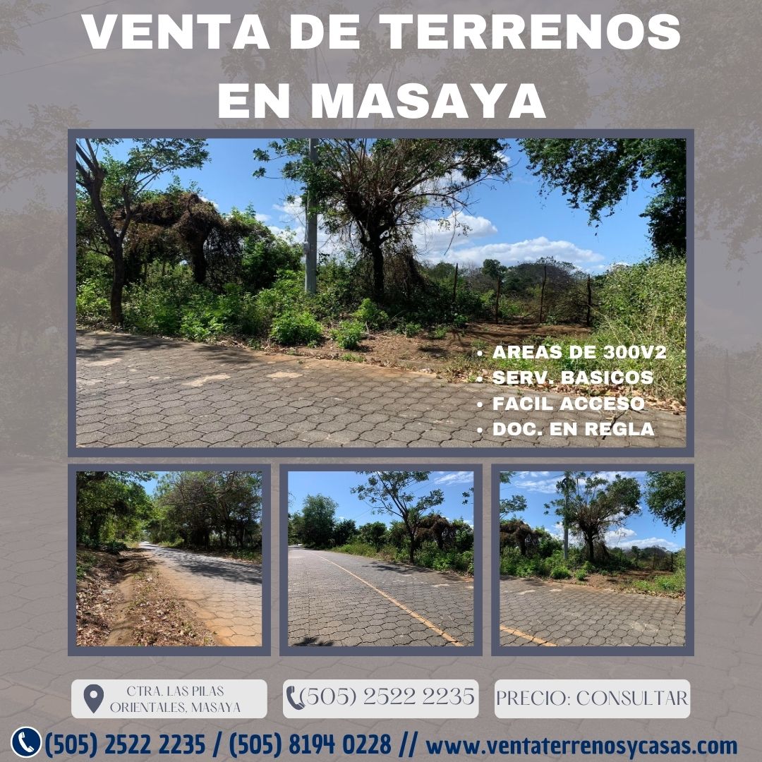 SE VENDEN TERRENOS EN MASAYA.

Precio: U$ Consultar
Contado.

Ver video: youtu.be/anhGvJGyNkU

✅ Área de 300 Vrs2..

Chat: bit.ly/3czUSfO

#terrenos #descuentos #ventadelotes #bienesraices #masaya #nicaragua #ventaterrenosycasas