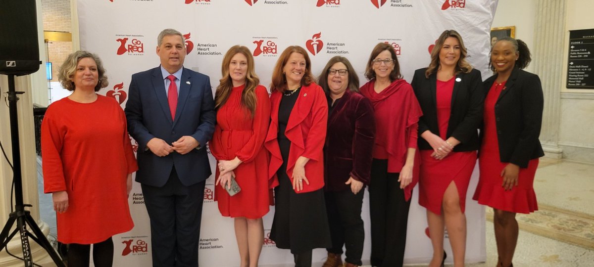 RepAMF's tweet image. February is American Heart Month! I’m wearing red today to raise awareness of the 350,000+ cardiac arrests that occur each year. By learning CPR, we can double or triple one’s chance of survival. #HeartMonth #WearRedDay