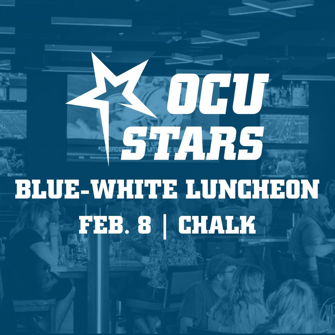 Looking forward to talking Oklahoma City University Athletics with our fans 11:45 a.m. Wednesday at Chalk! #thisisOCU #WeareOCUchampions #GreatdaytobeaStar @ChalkOKC For information bit.ly/3YyQUMl