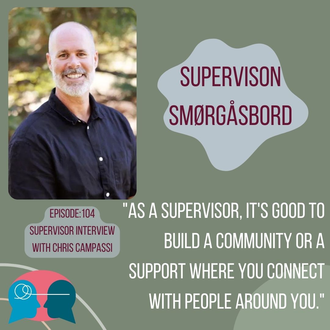 Did you listen to episode #104 yet?! Chris and I talked about: - Supervision is proactive self care - Transference and boundaries - The three questions to add to your supervisor arsenal Connect with Chris! firelightsupervision.com