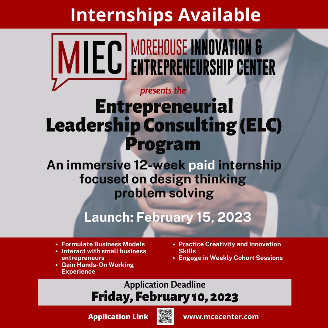 Morehouse Innovation & Entreprenuership Center tweet media