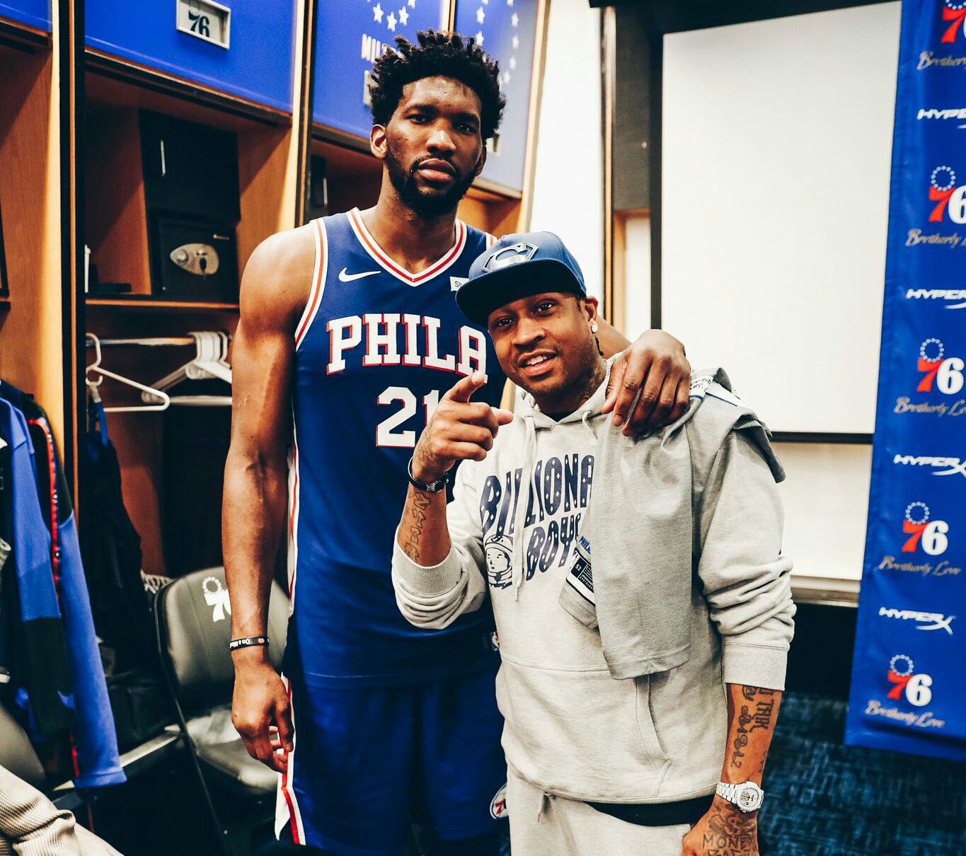 Aidan LaPorta on Twitter "The best center and shooting guard in Sixers