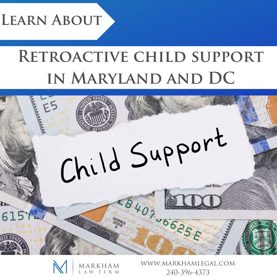 Curious about how retroactive child support works?  The laws regarding retroactive child support differ in each state.  Click here to read more: ow.ly/Gjzv50MEUJL

#familylaw #mdfamilylaw #dcfamilylaw #childsupport