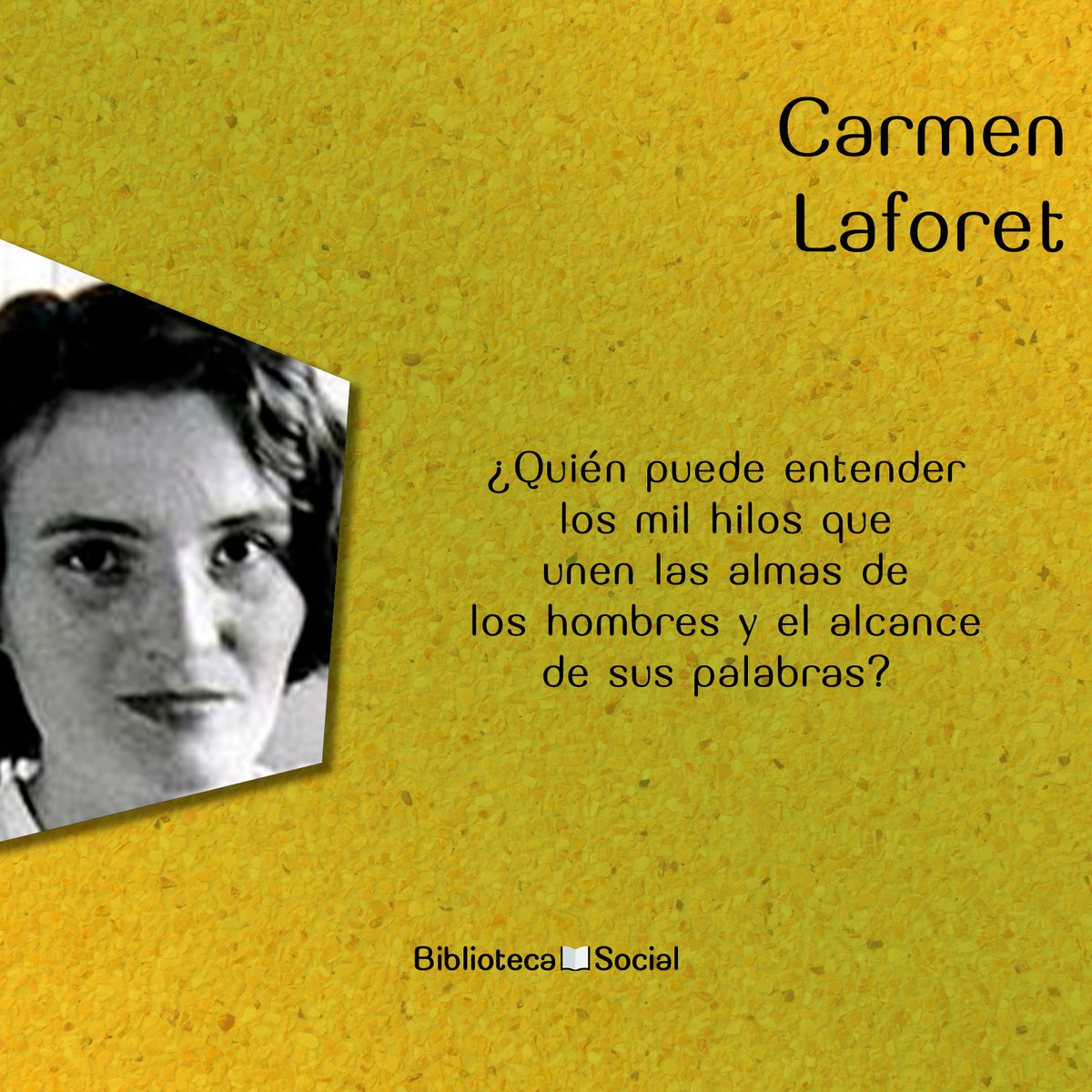 #CarmenLaforet
#BibliotecaSocial #BS