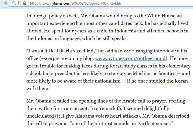 FakeMediaNews's tweet photo. @BrandoSAPUTO #ObamaFAIL #FundamentallyTransformingAmerica
“Mr. Obama recalled the opening lines of the Arabic call to prayer, reciting them with a first-rate accent. Mr. Obama described the call to prayer as “one of the prettiest sounds on Earth at sunset.” https://t.co/cnrLuRYGEI https://t.co/qRCiqCNvDW