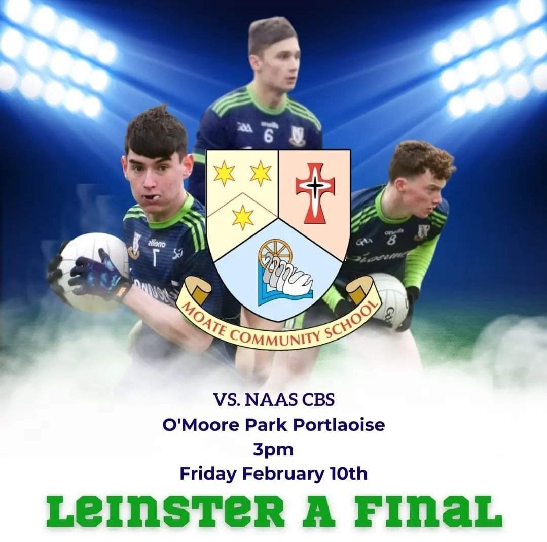 propearses's tweet photo. We wish Niall Daly and his team in @moatecs the very best of luck in the @gaaleinster Colleges A final this Friday.
#leinstergaa #leinstercollegesfinal #naas #moatecs #moate #westmeathgaa #roscommongaa #Padraigpearses #gaa #collegesgaa
@RoscommonGAA @westmeath_gaa @Offaly_GAA https://t.co/tnVH3DRkSu
