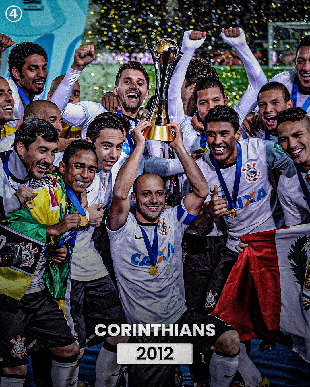 Corinthians continua como último sul-americano campeão mundial, corinthians