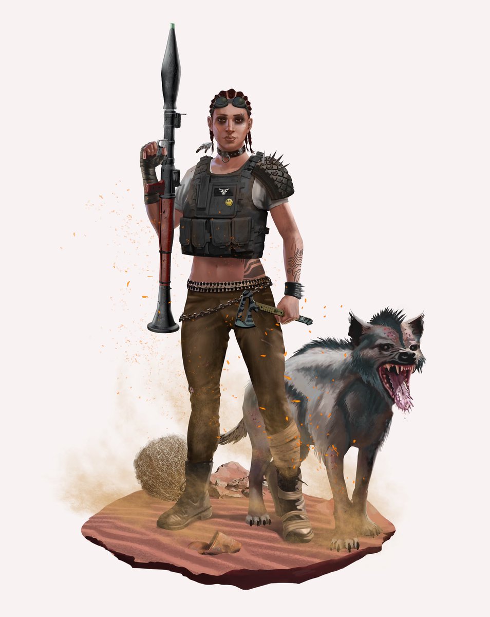 crypto_cantno's tweet image. As she looked toward the future, Keira was filled with a sense of peace and contentment. She was no longer the feared bandit of the wasteland, but a person who had found a new purpose in life. THE Safezone. @MeltdownNFT #meltdownnft #CharacterContest