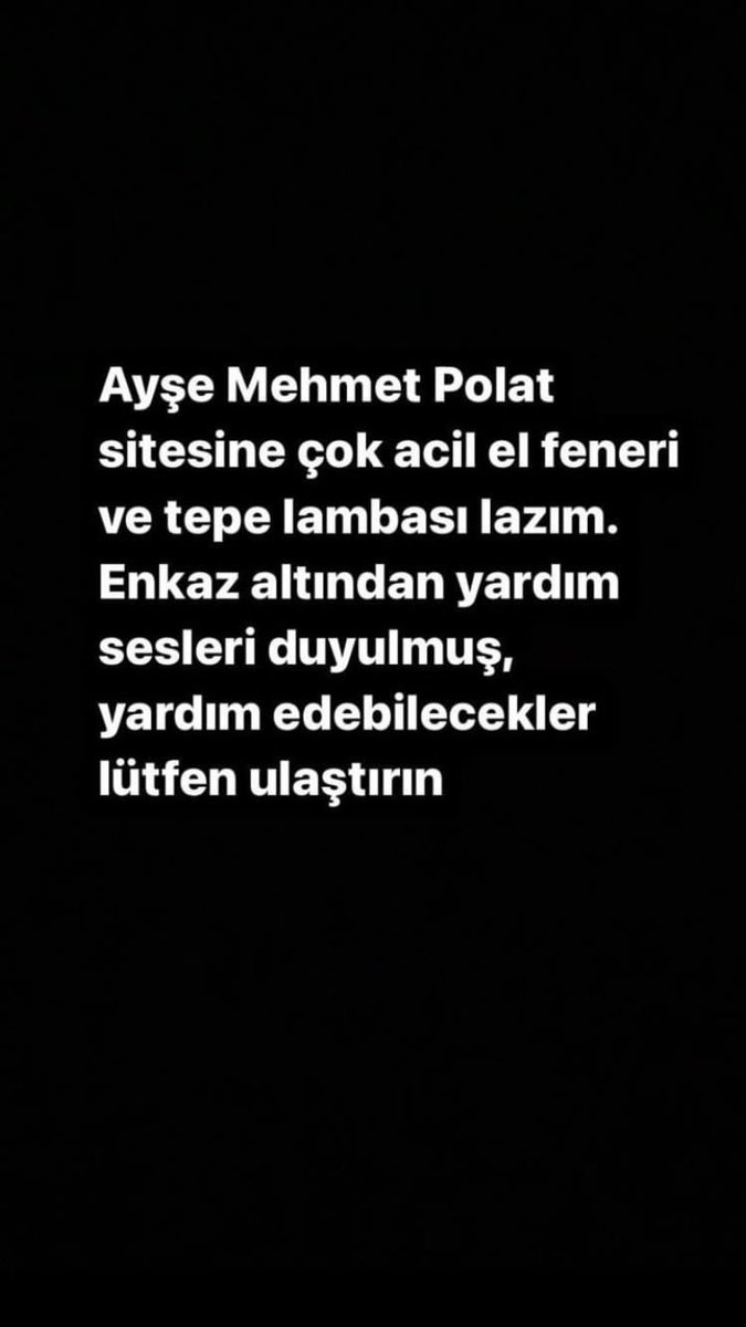 ozgulgd's tweet photo. Ayşe Mehmet Polat sitesi ne oluuuurrrr #gaziantep @AFADGaziantep @AFADBaskanlik @gul_davut @DepremDairesi https://t.co/MEZCB6Hw51