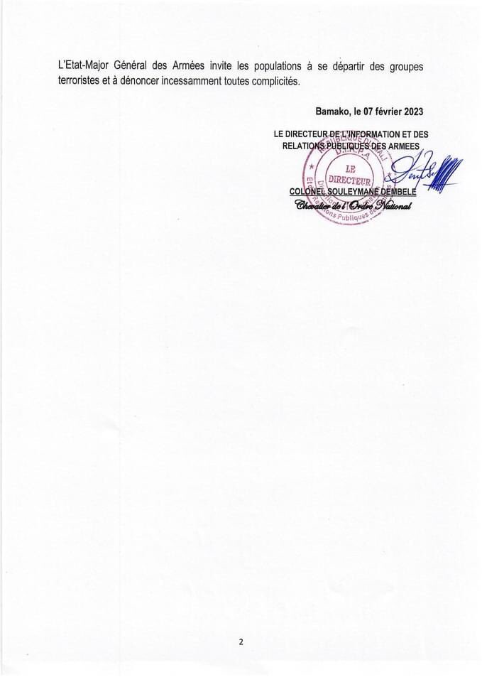 konate90's tweet image. #Mali #DIRPA 
Le bilan provisoire de cette opération fait :

Côté Terroristes : 

- 30 terroristes neutralisés;
- Des matériels récupérés dont 33 AK-47, 02 LRAC (Lance-Roquette Antichar), 97 chargeurs d'AK-47, 12 talkies-walkies avec chargeurs…

#Bèki_Tak