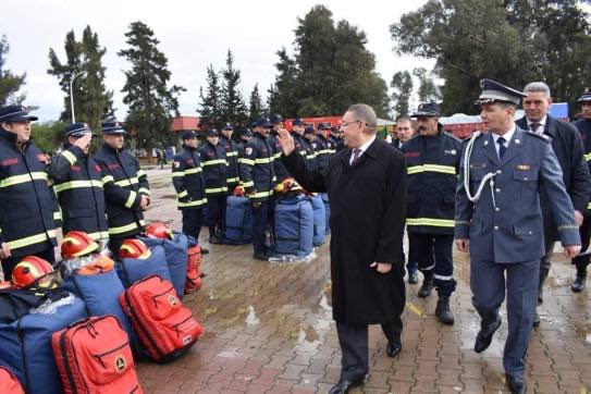 Les secouristes algériens sont les premiers à être arrivés en Syrie suite au tremblement de terre. (Protection civile algérienne)