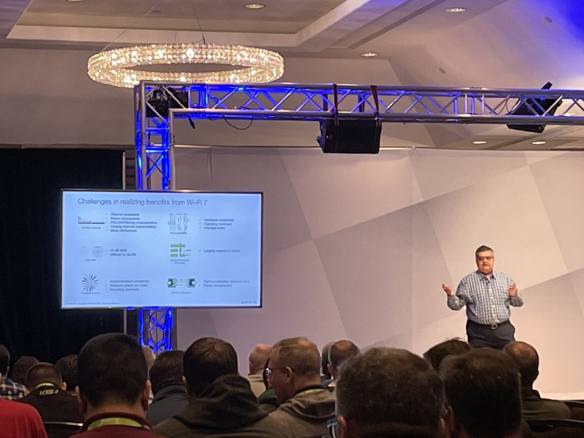 Jatin talking wifi6 and 7, but I barely just got to wave 2 wifi 5 based on old environment clients.