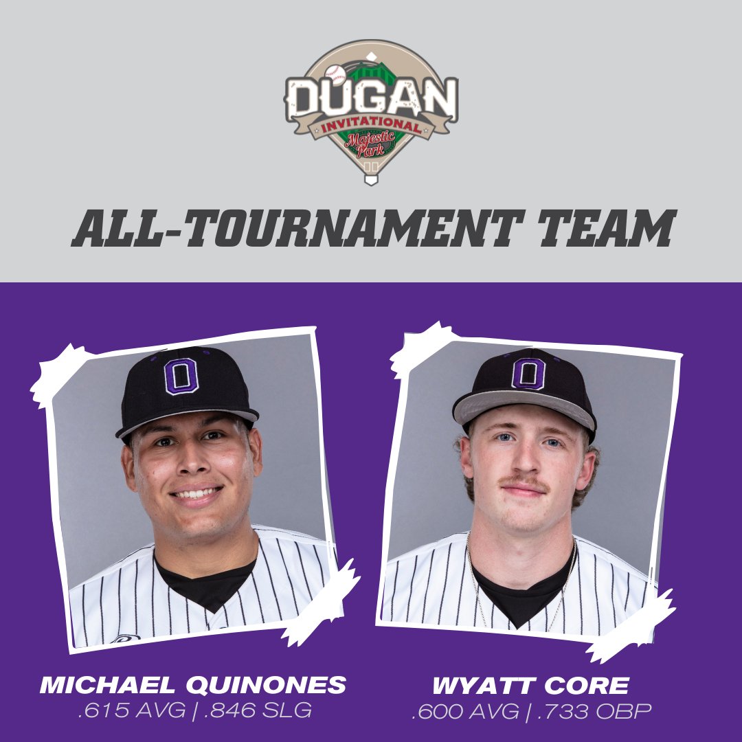 Congrats to Mikey and Wyatt for making the Dugan Invitational All-Tournament Team!

#BringYourRoar #RollTigs 🐅