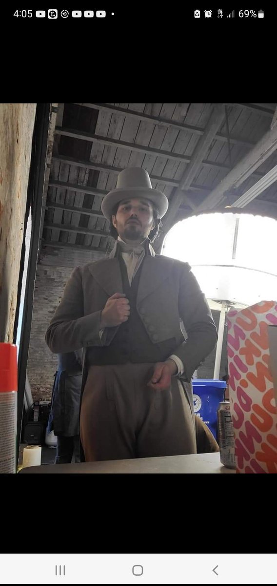 Me Acting on the set of the Amazon original series Underground Railroad #actor #backgroundactor #acting #TV #movies #rock #rockstar #sexy #hot #cute #undergroundrailroad #Amazon #television #onset #onsetlife #philwitz #costume #rolling #rocknroll #new #fyp #foryourpage #viral #ok