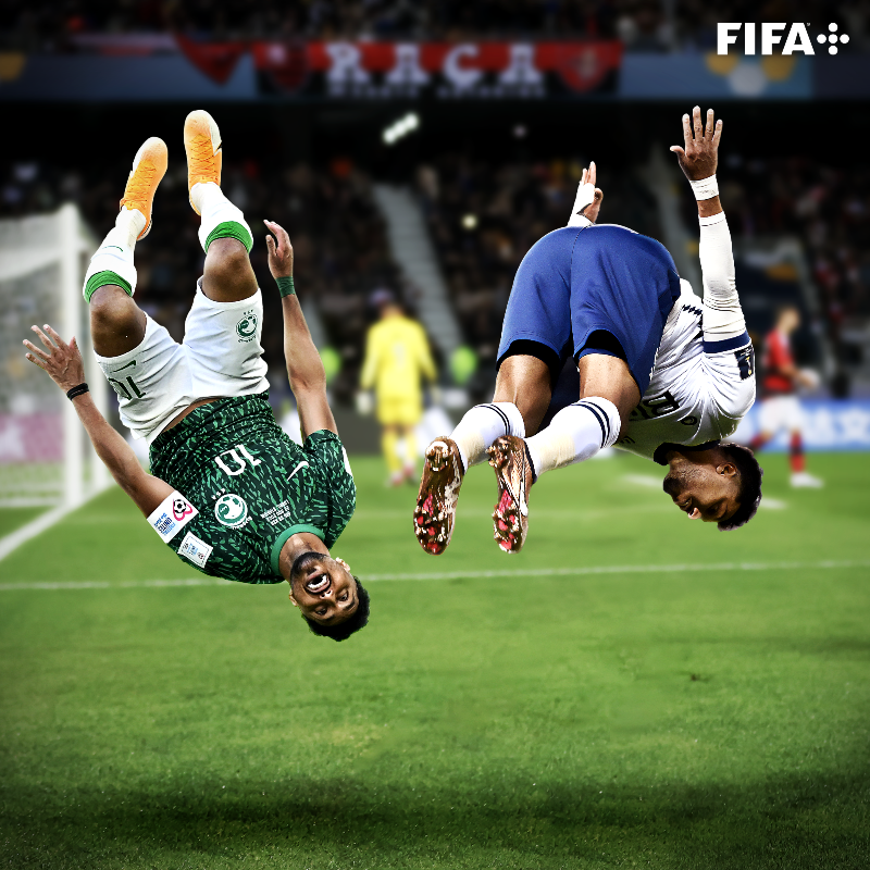 FIFAWorldCup's tweet photo. Knew we'd seen that celebration before 🤩

👀 @SaudiNT_EN