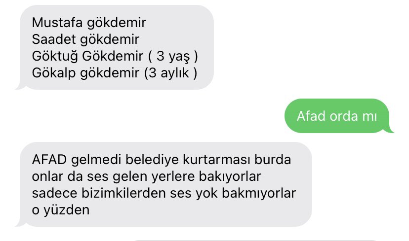 Ayşegül Demirci (@ayseguldemircii) on Twitter photo Yardım edin destek lazım <a href="/AFADBaskanlik/">AFAD</a> <a href="/haluklevent/">Haluk Levent ( Ahbap Ekibi )</a> @ahbaphatay <a href="/OguzhanUgur/">Oğuzhan Uğur</a> <a href="/BabalaTv/">BaBaLa TV</a> <a href="/PincTivi/">PincTv</a> #deprem #hatayyardimbekliyor Yardım edin destek lazım <a href="/AFADBaskanlik/">AFAD</a> <a href="/haluklevent/">Haluk Levent ( Ahbap Ekibi )</a> @ahbaphatay <a href="/OguzhanUgur/">Oğuzhan Uğur</a> <a href="/BabalaTv/">BaBaLa TV</a> <a href="/PincTivi/">PincTv</a> #deprem #hatayyardimbekliyor
