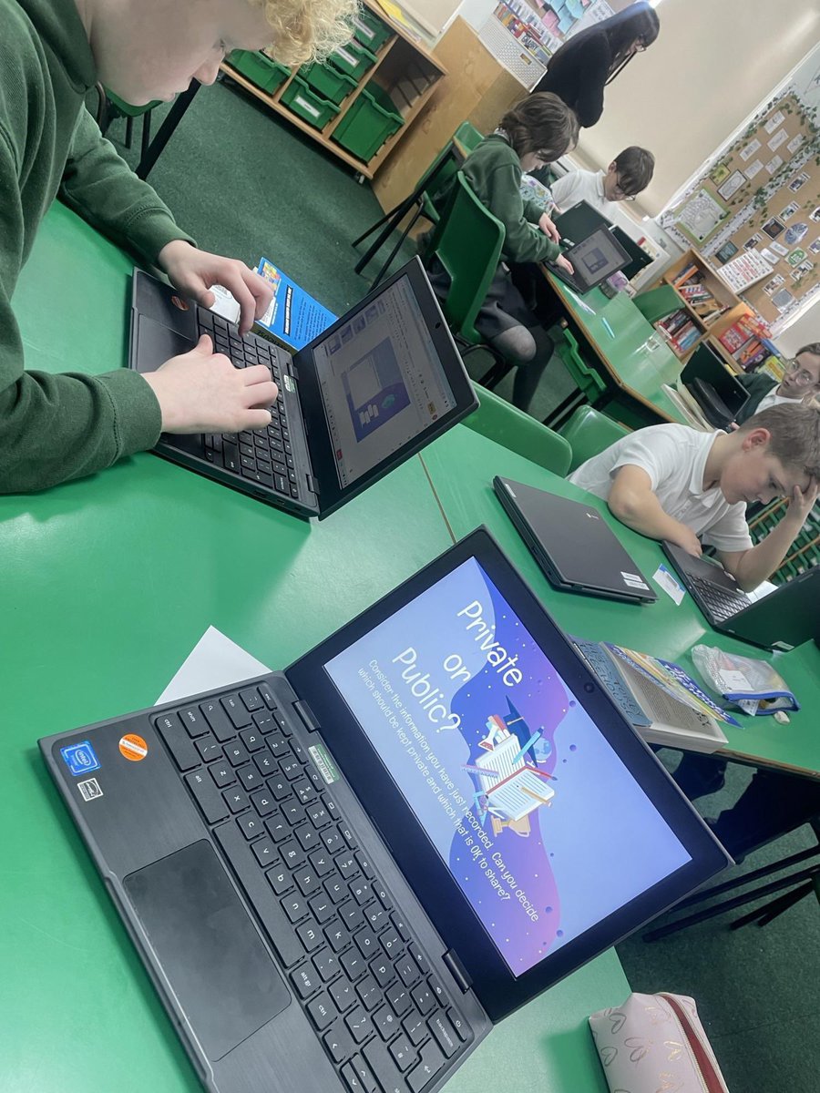 LiscardPrimary's tweet photo. Today the children engaged in lots of activities linked to #SaferInternetDay2023                 #onlinesafety is such an important part of our curriculum! The children demonstrated great knowledge and understanding! #OnlineSafety #cybersafe #LiscardPS #digitalleaders https://t.co/NvlSnqeLvK