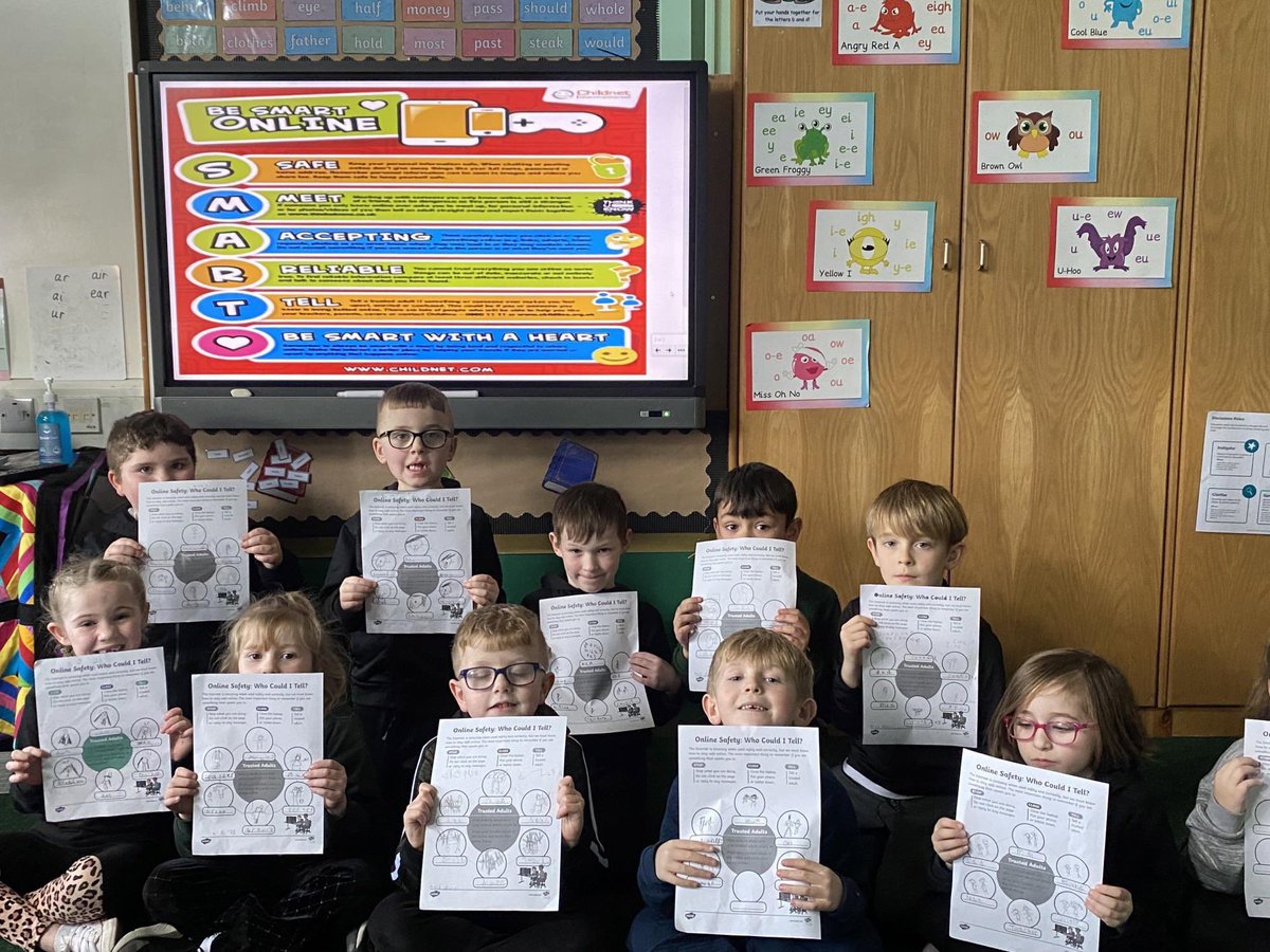 LiscardPrimary's tweet photo. Today the children engaged in lots of activities linked to #SaferInternetDay2023                 #onlinesafety is such an important part of our curriculum! The children demonstrated great knowledge and understanding! #OnlineSafety #cybersafe #LiscardPS #digitalleaders https://t.co/NvlSnqeLvK
