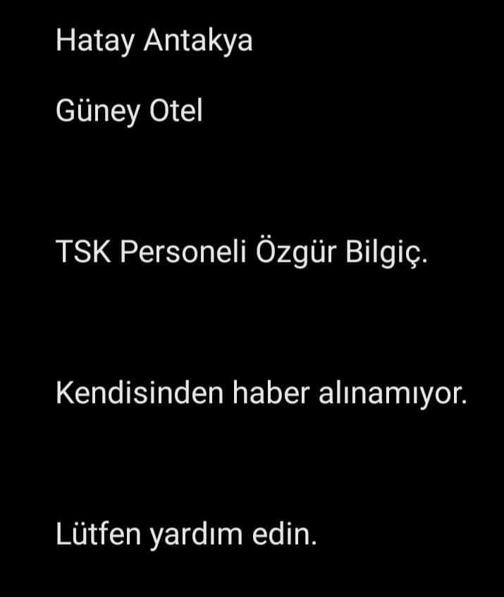 #acil
HATAY ANTAKYA 
GÜNEY OTEL