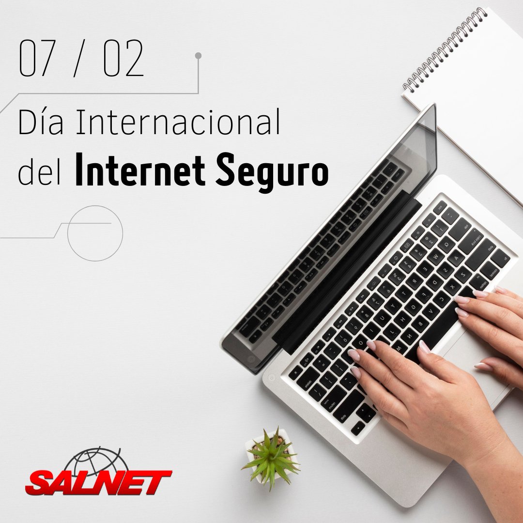 salnet_sv's tweet photo. Este día se celebra el día internacional del #INTERNETSEGURO, es importante tomar conciencia del uso correcto de internet.

 #seguridad #InternetSeguro #DíaDelInternetSeguro #consejosdeseguridad  #NavegaSeguro #mundodigital #internet #privacidad https://t.co/Prg1fIy9oE