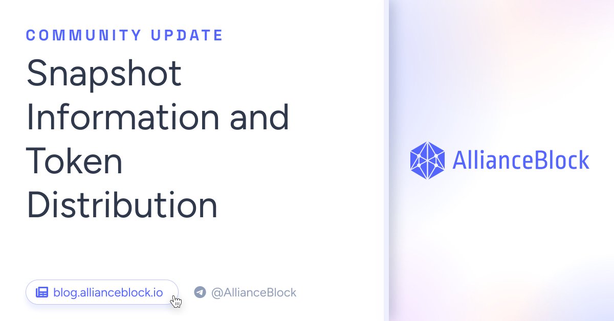 Nexera_Official's tweet photo. Community update.

Find information about the snapshot and the token distribution in our latest article.

Read it here: https://t.co/AavHuwBYDt https://t.co/8U1EdYgj63