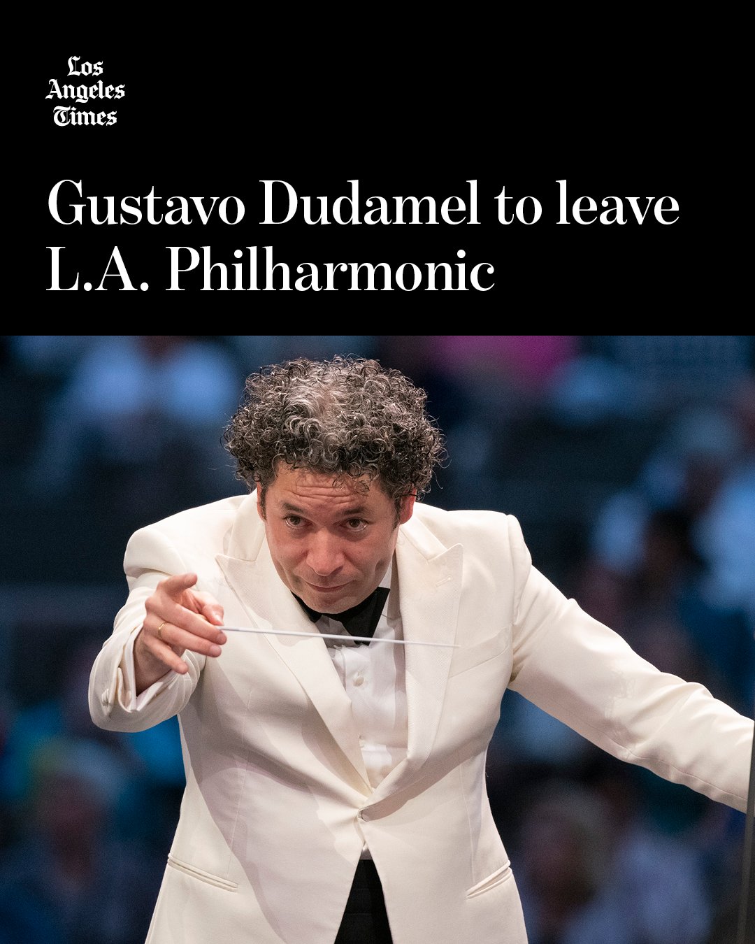 Los Angeles Times on X: L.A. Philharmonic music and artistic director Gustavo  Dudamel has announced that he will leave the L.A. Phil for the New York  Philharmonic at the conclusion of his