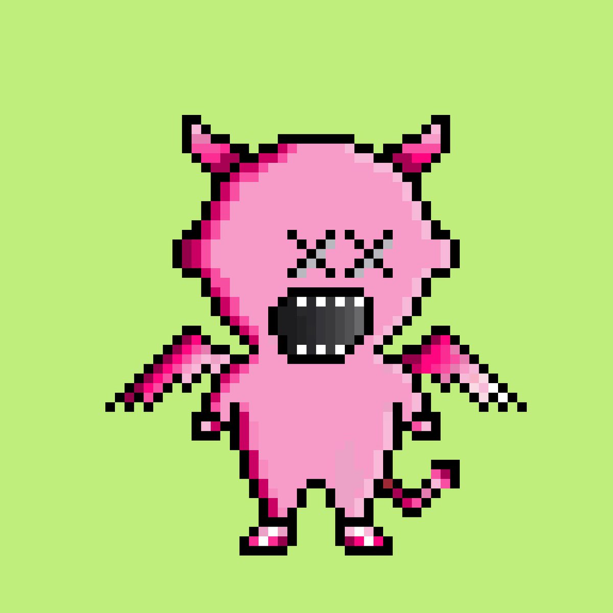 Oh look, we got a 1/1 piece created for us by an artist who will remain unnamed for now 🤫 

‘PIXEL DOODLE’ 

Currently up for raffle with $DOODLE 
(Link below)

It’s been minted into the Abstract doodle collection on <a href="/exchgART/">Exchange Art</a> 💎