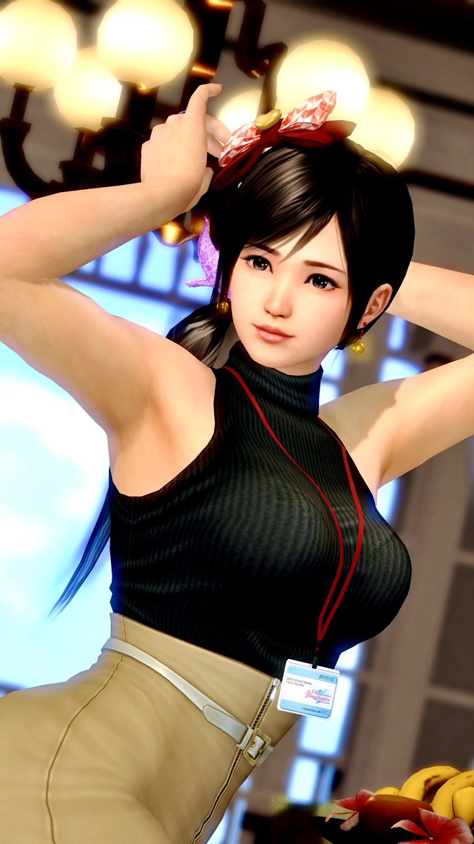 DOA hunter on Twitter "RT chosu_xvv ☕️オフィスレディとデカリボン🎀"