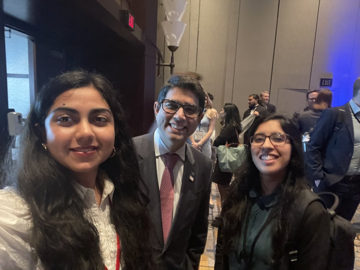 It was a pleasure and and honor to meet you on the other side of the pond @AdilHaiderMD at #ASC23. Always inspired by your work!!