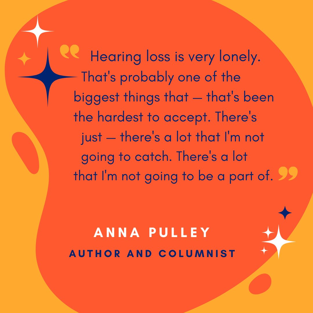 One in five Americans has #HearingLoss, but so few people talk openly about it.

Hear more about how our guests @annapulley &amp; <a href="/yatli/">Yat Li</a> navigate hearing loss and relationships in our latest episode: kite.link/1hwnRoe