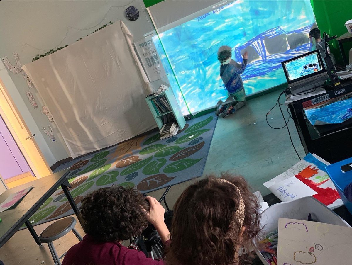 unitycharter's tweet image. Today our students are working with #Artist in residence, Barbara Bickart, and creating pieces that they can climb right into. After studying the work of @SouthAfrica artist, 
#RobinRhode,  our students created #drawings and physical movements to compliment them @ArtsEdNJ @NJPCSA