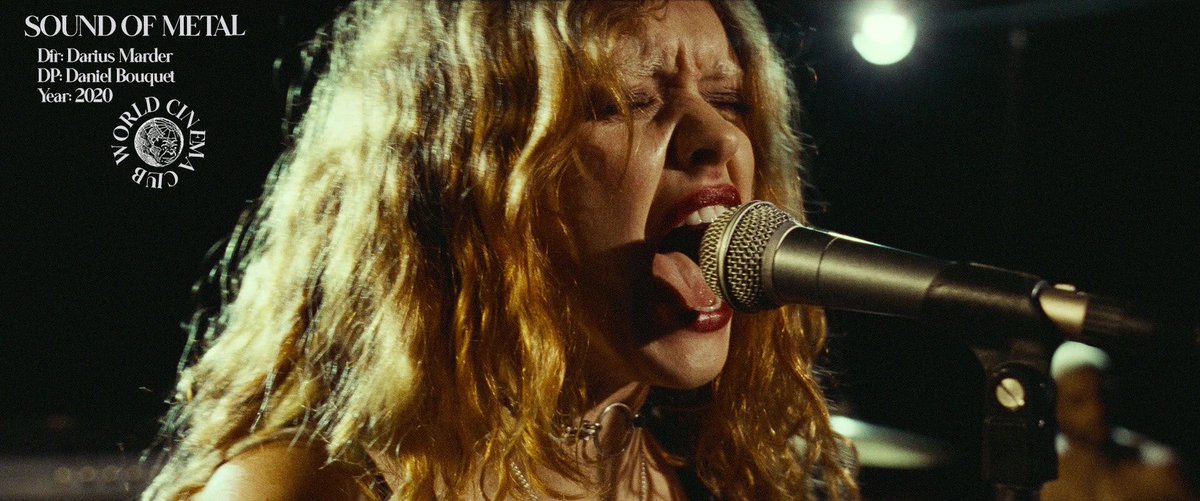 Today’s #WorldCineList film recommendation reels us back to the US with a cathartic and gut wrenching film about self acceptance: #SOUNDofMETAL starring two forces of nature… #RizAhmed and #OliviaCooke
