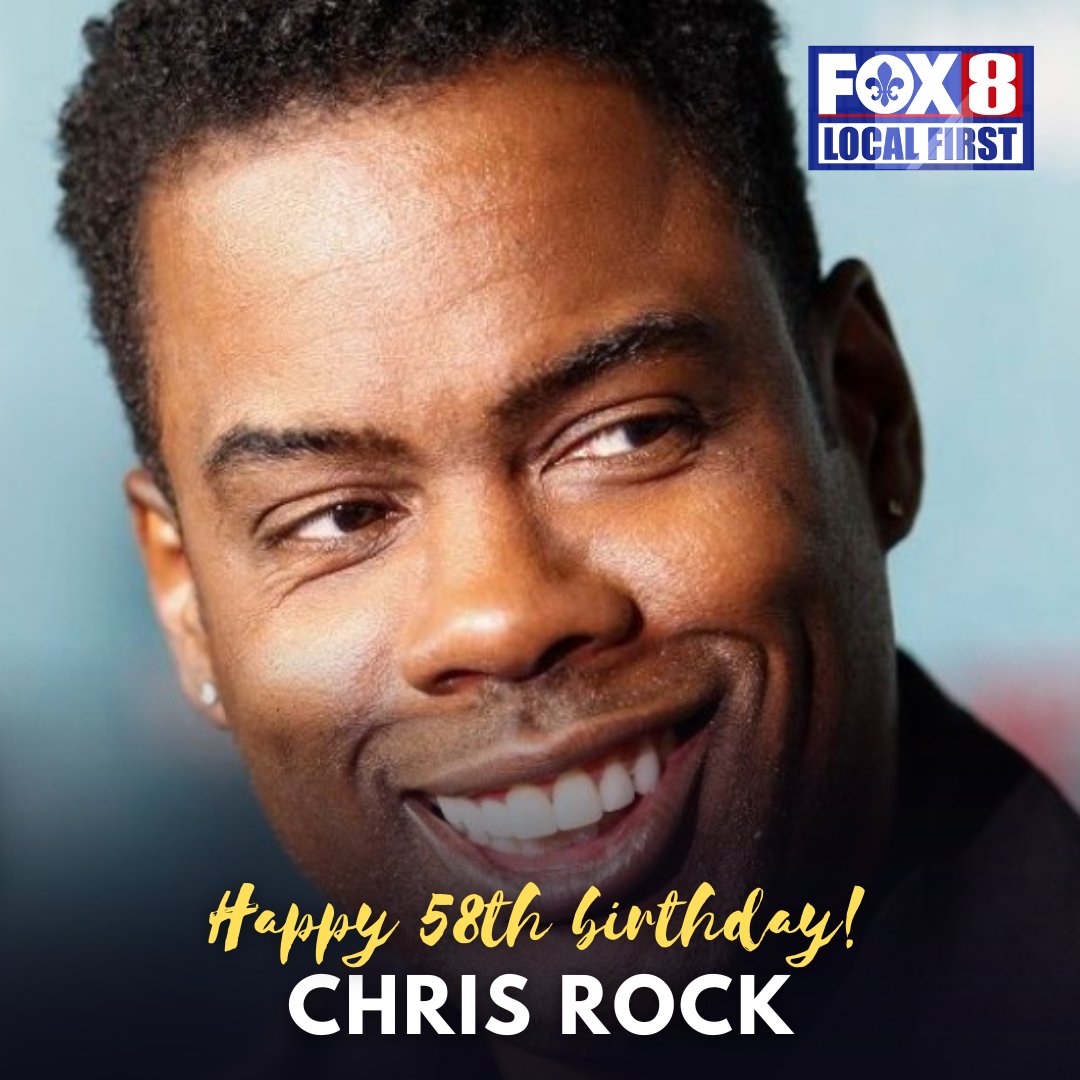 Happy birthday to comedian Chris Rock, who is 58 on Tuesday! 