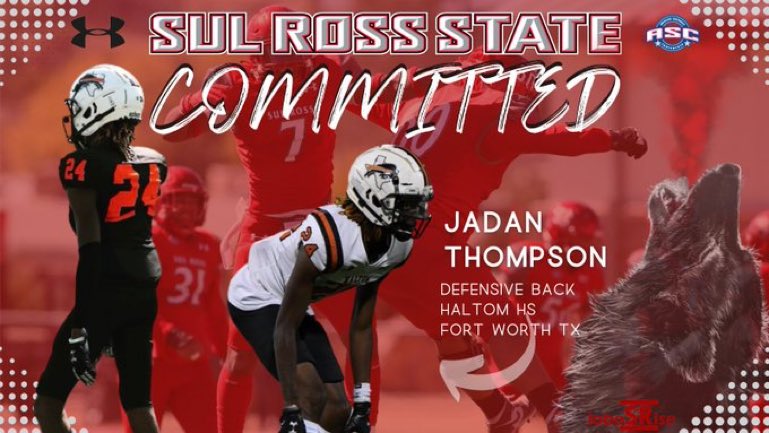 jadanthompson24's tweet photo. I want to start off saying thank you to those who have helped and guided me along the way. It’s always been a big  dream to play football in collage, thanks to @CoachBD77 for giving me this great opportunity! Proud to announce I’m committed!!🔴⚫️ https://t.co/lXpfRvKgfq