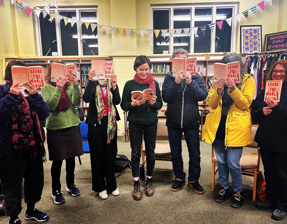 We had a great discussion tonight about Rumaan Alam’s Leave the World Behind at our climate change book club <a href="/OldLibrary_EV/">The Old Library</a>!

#bookclub #bookclubs #book #books #bookstagram #bookstagramuk #booktok #bookworm #booklover #booklovers