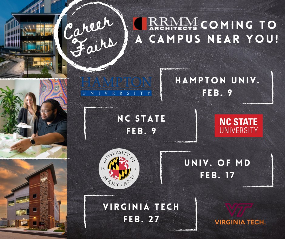 We're hitting the road this February and coming to a campus near you! Stop by to see us if you're attending any of the career fairs at <a href="/_HamptonU/">Hampton University</a>, <a href="/NCState/">NC State University</a>, <a href="/UofMaryland/">Univ. of Maryland</a>, or <a href="/virginia_tech/">Virginia Tech</a>.