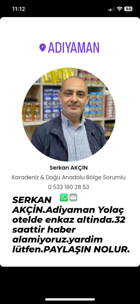 yunochronicles's tweet photo. Adiyaman Merkez, Eski kahta caddesi No. 18, - YOLAC OTEL'de -  kalanlara hala ulasamiyoruz lutfen yardim edin

@mansuryavas06 
@ahbap 
@ahbap_izmir 
@haluklevent 
@BabalaTv 
@OguzhanUgur 
@kayahasancan 
@acunilicali https://t.co/v33ihM7Z3U
