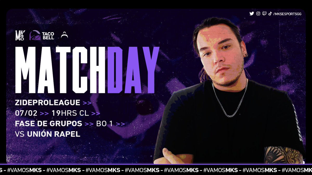 mksesportsgg's tweet photo. Hoy jurga nuestro querido roster de League of Legends.
Nos estaremos enfrentando a Unión rapel en la @ZideLatam.
Los esperamos a todoa en el chat con un #VamosMKS https://t.co/w19T1Y0ucj
