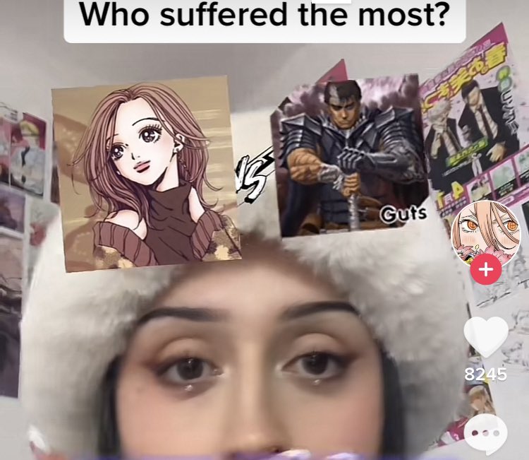 chainsawchuu's tweet photo. one has been through countless trials and tribulations causing endless amounts of trauma to them and the other is guts from berserk https://t.co/YuOY1lsuuo
