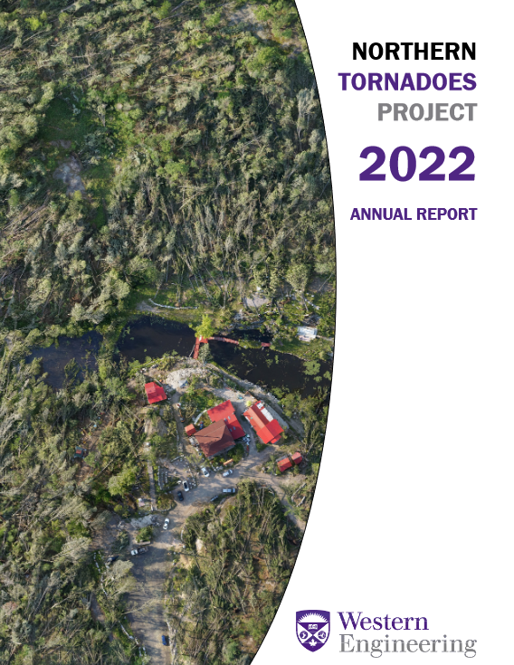 What was the Northern Tornadoes Project up to in 2022? Turns out quite a lot - leading to our biggest and best Annual Report yet.

You can find it at ir.lib.uwo.ca/ntp_reports/6/ and via NTP's website at uwo.ca/ntp.

Thanks to all who helped with the NTP mission in 2022!